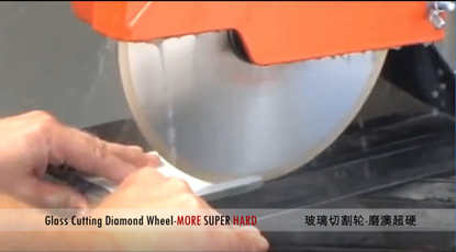 Glass cutting diamond wheel, Glass cutting blades