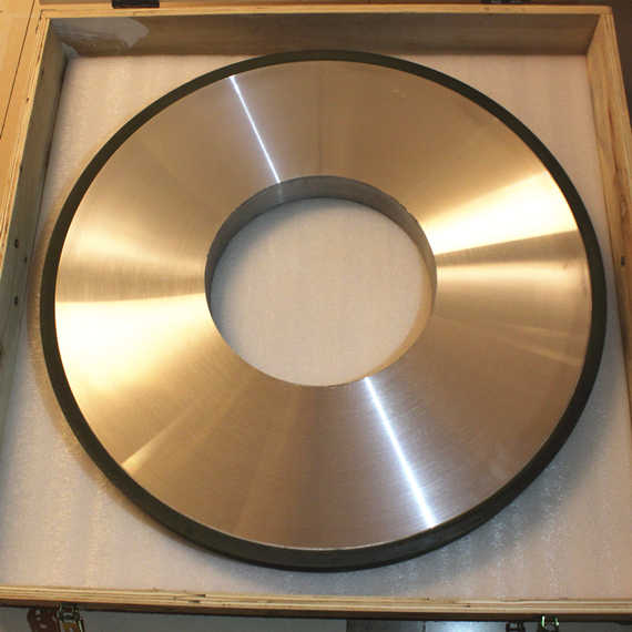 diamond cylindrical wheel for thermal spraying coated