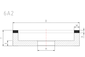 6A2 grinding wheel