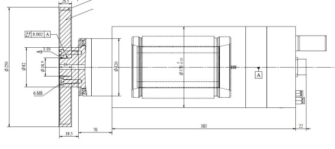 Cylindrical Grinding Spindle