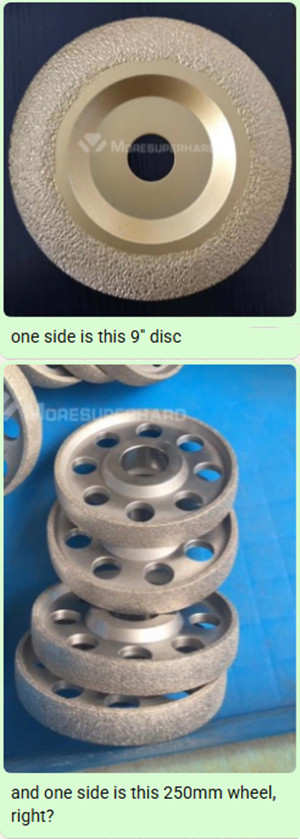 Diamond Wheels for a Robotic Grinding Cell in Israel