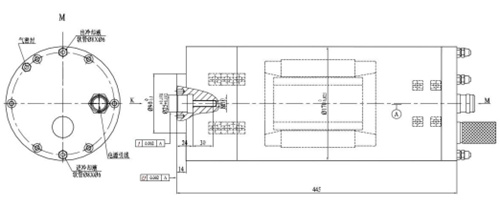 Peel Grinding Spindle